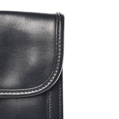 Hermes Box Calf Jige PM Clutch Bleu Marine 10 of 25