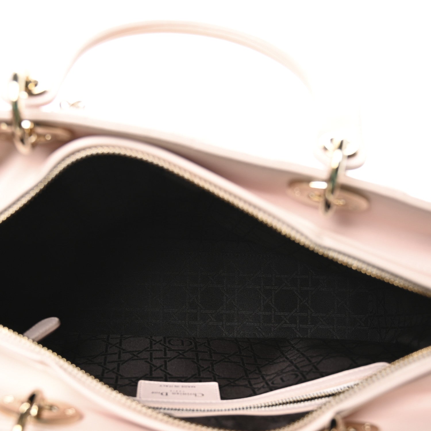 Christian Dior Lambskin Cannage Large Lady Dior Light Pink 5 of 10
