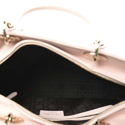 Christian Dior Lambskin Cannage Large Lady Dior Light Pink 5 of 10