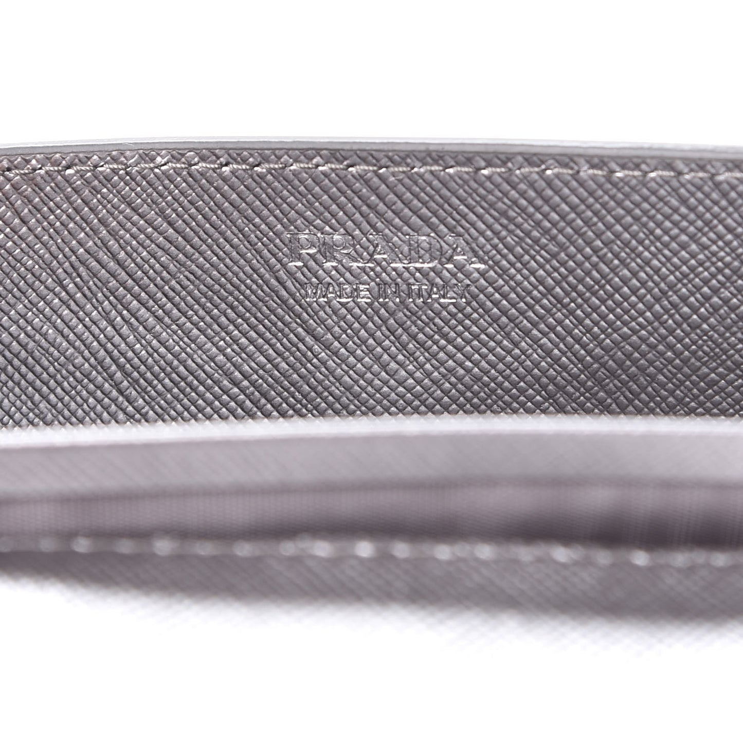 Saffiano Triangle Wristlet Crossbody Wallet Cromo