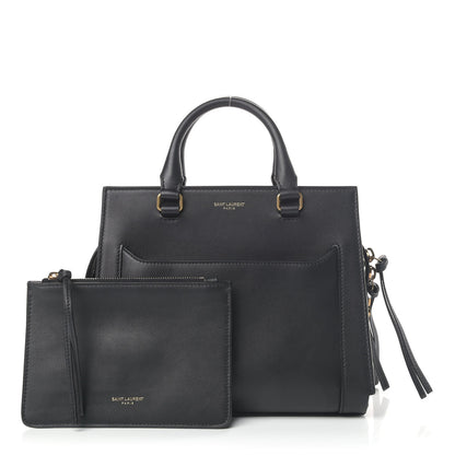 Saint Laurent Smooth Calfskin Small East Side Tote Black 1 of 4