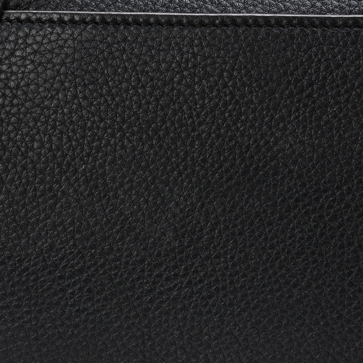 Drummed Calfskin Micro Luggage Black