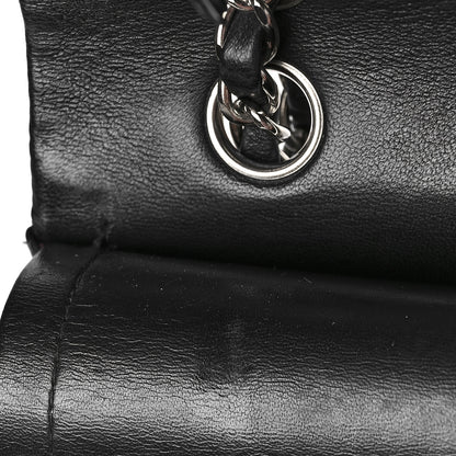 Chanel Lambskin Quilted Medium Double Flap Black 13 of 13