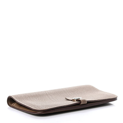 Hermes Togo Dogon Duo Wallet Etoupe 5 of 10