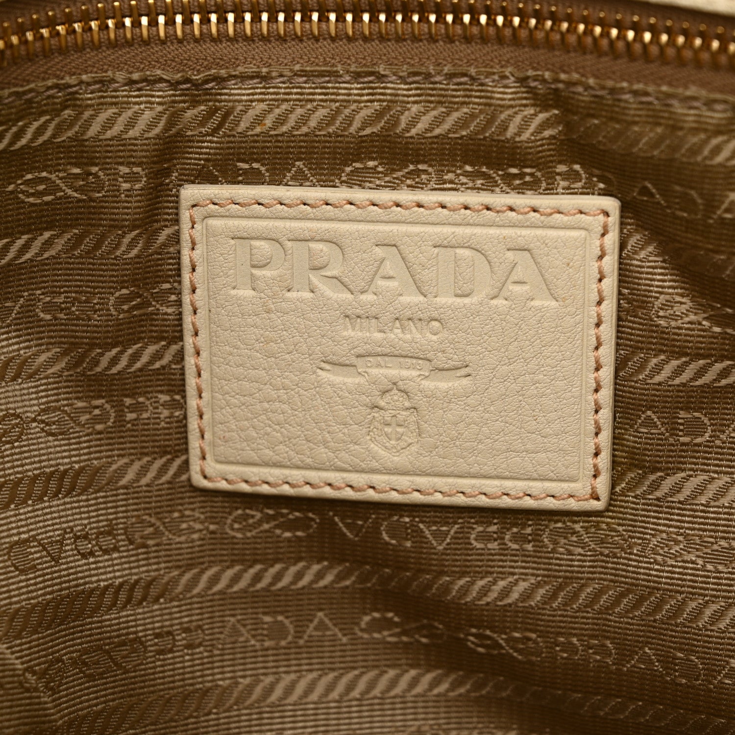 Prada Jacquard Logo Tote Corda 6 of 16