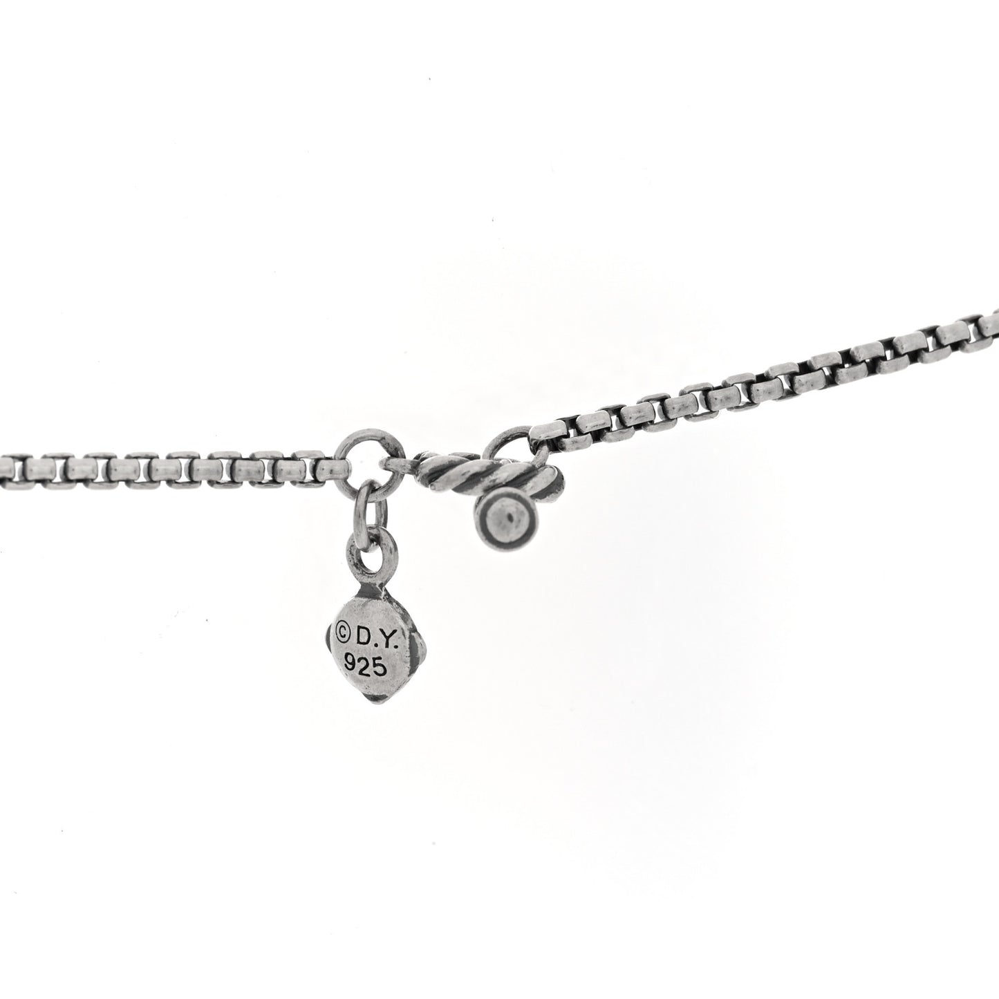 Sterling Silver Freshwater Cultured Pearl Quatrefoil Long Chain Necklace