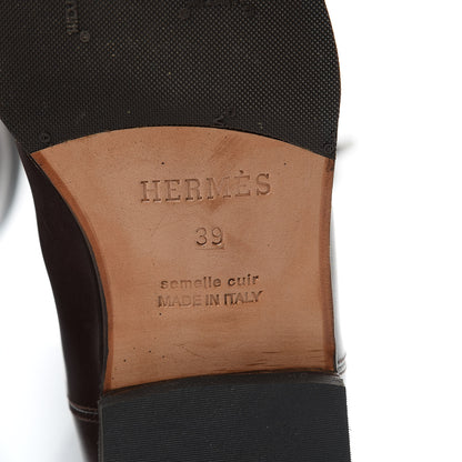 Hermes Box Kelly Jumping Boots 39 Chocolate 8 of 17