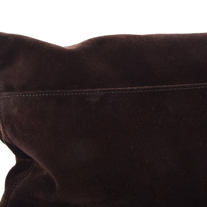 Chanel Suede Tassel CC Shoulder Bag Brown 10 of 14
