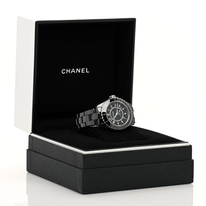 Chanel Stainless Steel Ceramic 38mm J12 Automatic Watch Black 5 of 5