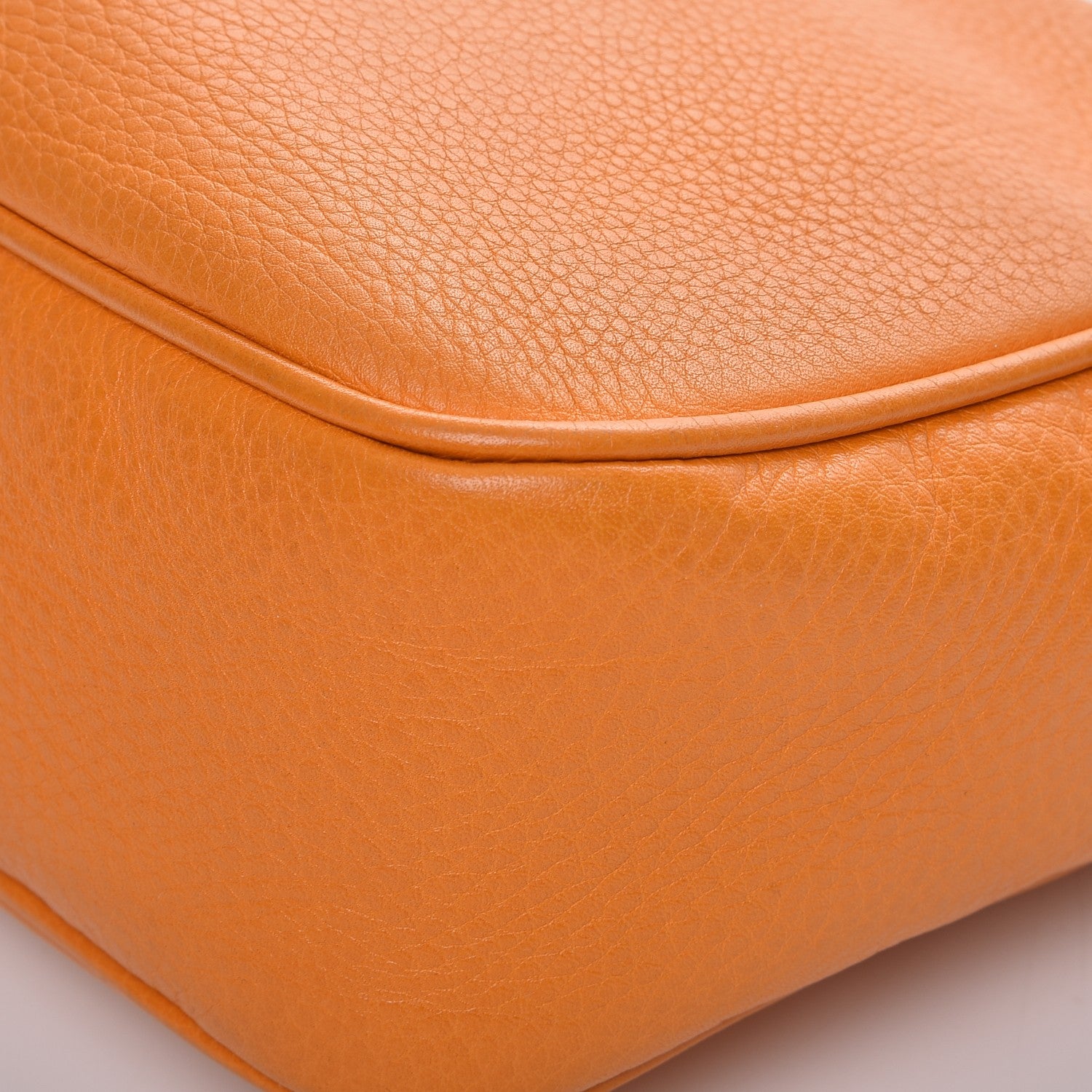 Gucci Pebbled Calfskin Small Soho Disco Bag Curcuma 12 of 12