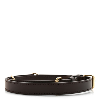 Louis Vuitton Calfskin 16mm Adjustable Shoulder Strap Brown 2 of 5
