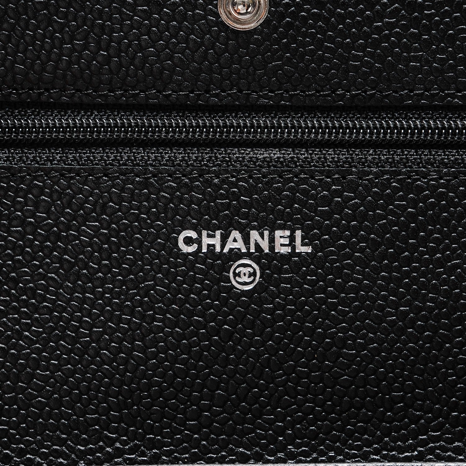 Chanel Caviar Quilted Wallet On Chain WOC Black 6 of 8