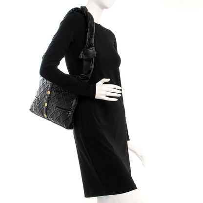 Chanel Lambskin Quilted Girl Bag Black 2 of 8