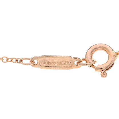 Tiffany 18K Rose Gold Diamond Crown Key Pendant Necklace 4 of 5