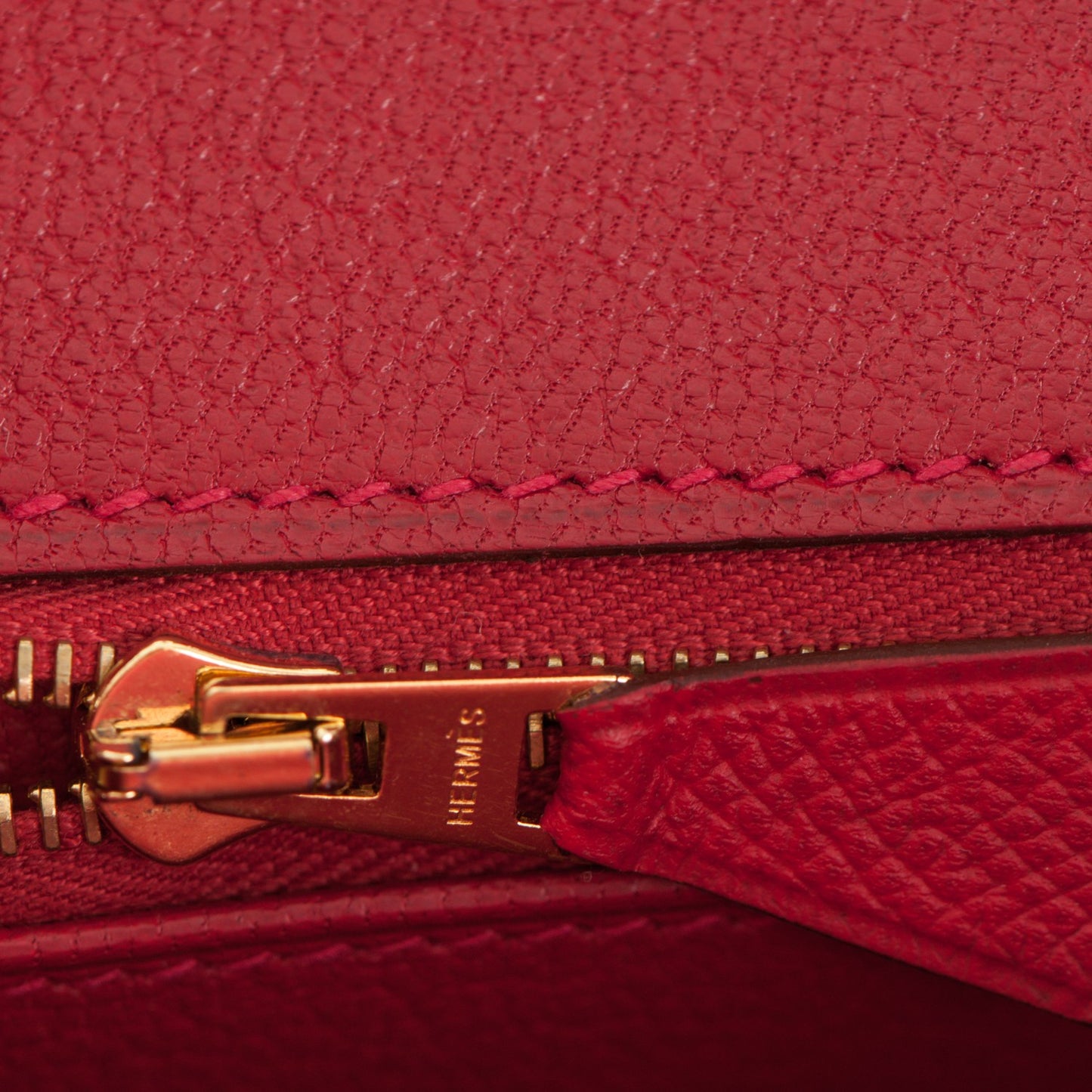 Epsom Birkin 30 Rouge Casaque