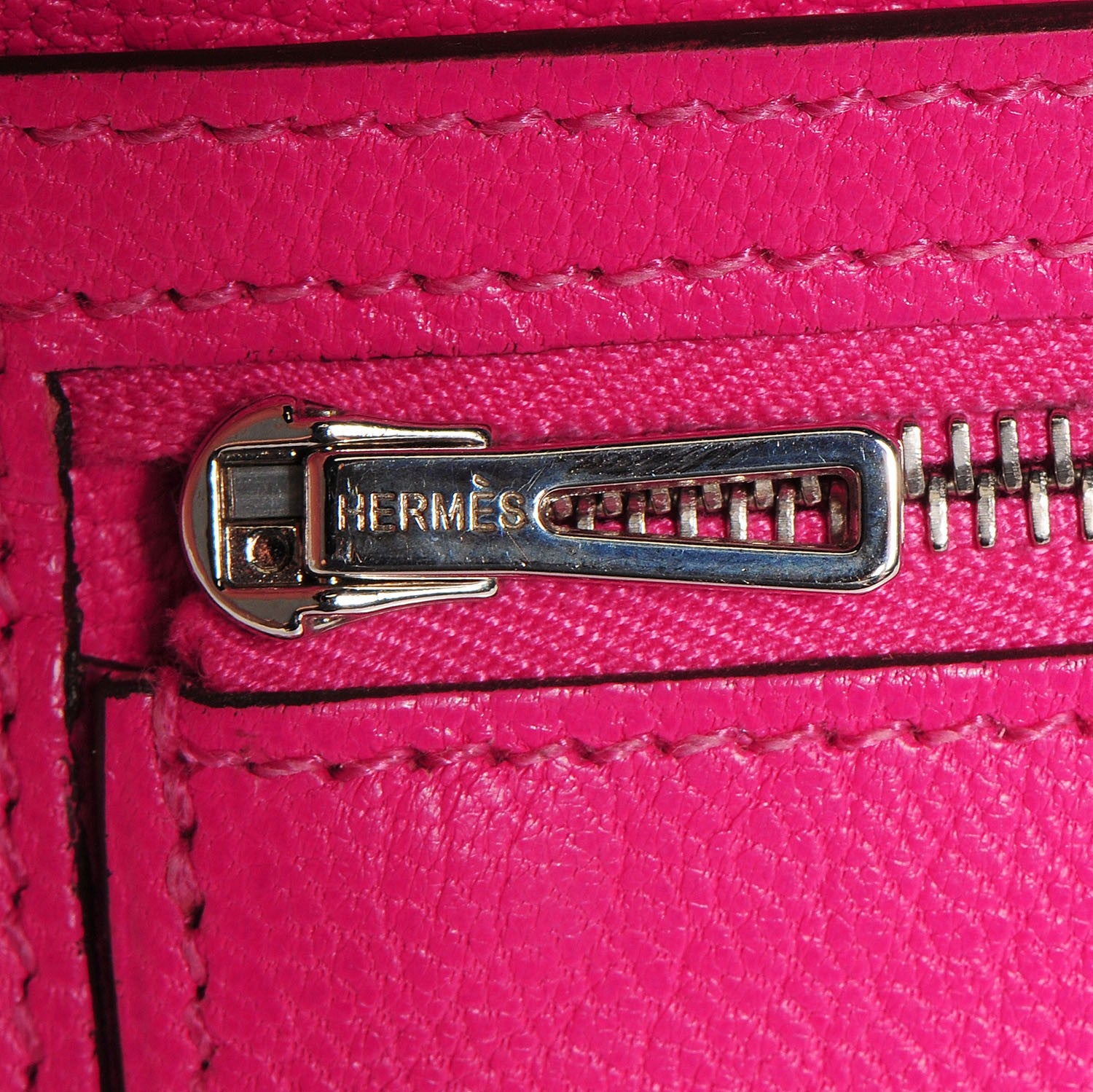 Hermes Chevre Mysore Bearn Gusset Wallet Rose Tyrien 7 of 8