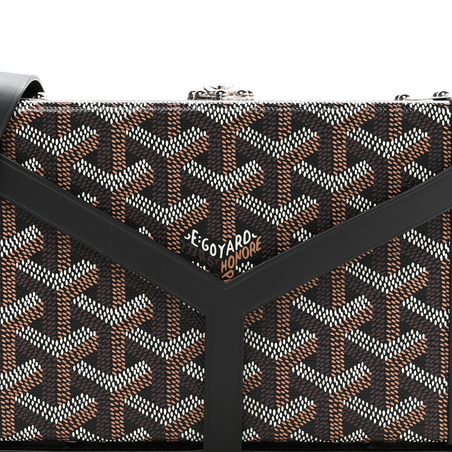 Goyard Goyardine Minaudiere Trunk Bag Black 8 of 10