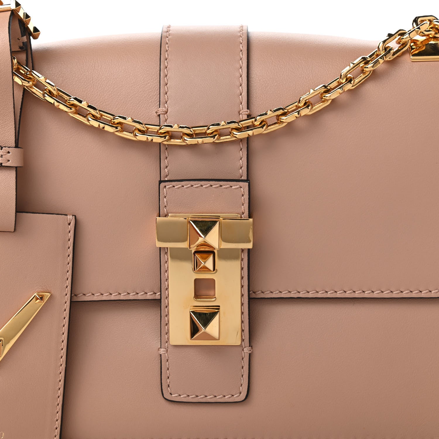 Valentino Garavani Vitello B-Rockstud Flap Skin Sorbet 10 of 10