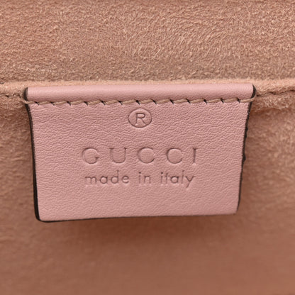 Gucci Calfskin Crystal Star Embroidered Small Padlock Shoulder Bag Perfect Pink Multicolor 6 of 13