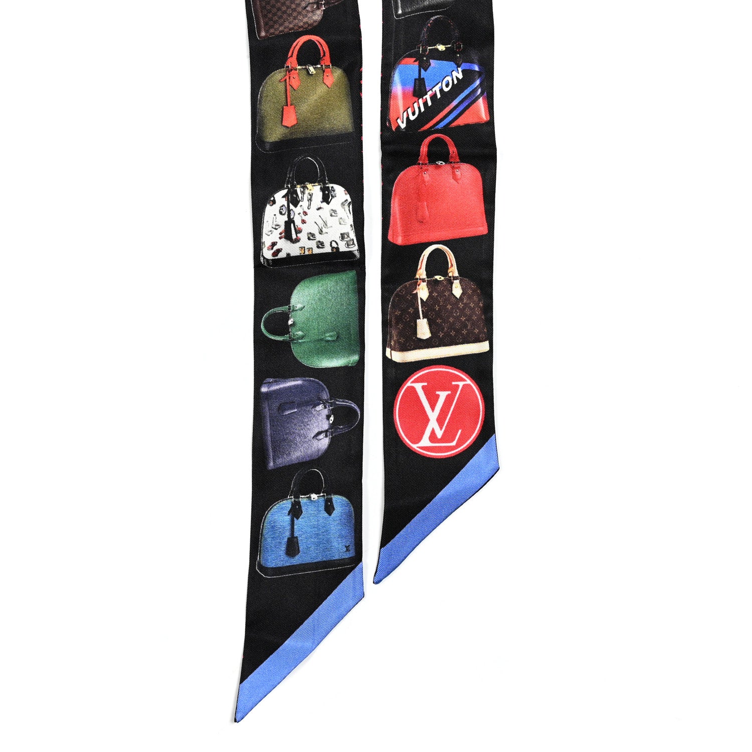 Louis Vuitton Silk Monogram Tribute To Alma BB Bandeau Black 2 of 3