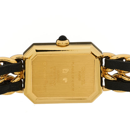 Chanel Stainless Steel Lambskin 20mm Chain Premiere Quartz Watch Gold M 4 of 4