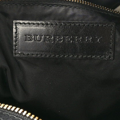 Burberry Nylon Beat Check Medium Landscape Lynher Tote Black 6 of 10