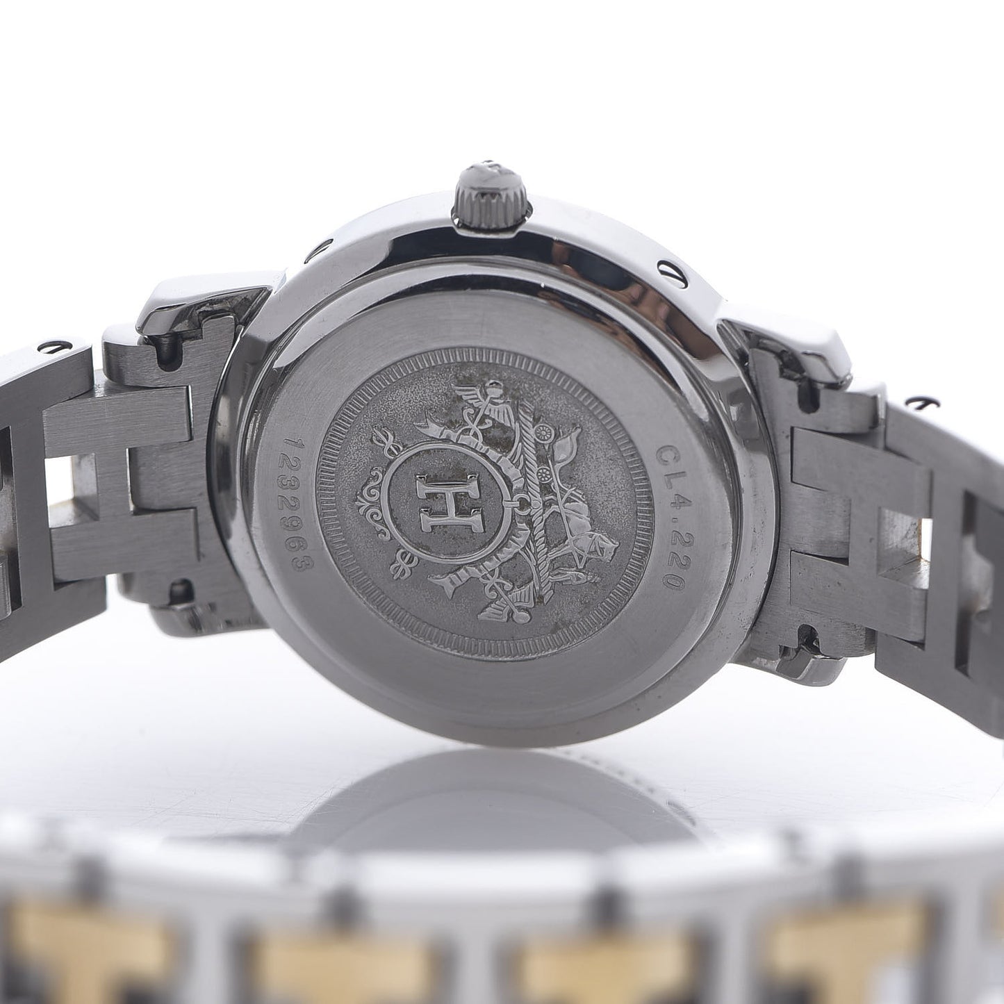 Stainless Steel 24mm Clipper Quartz Watch Gold