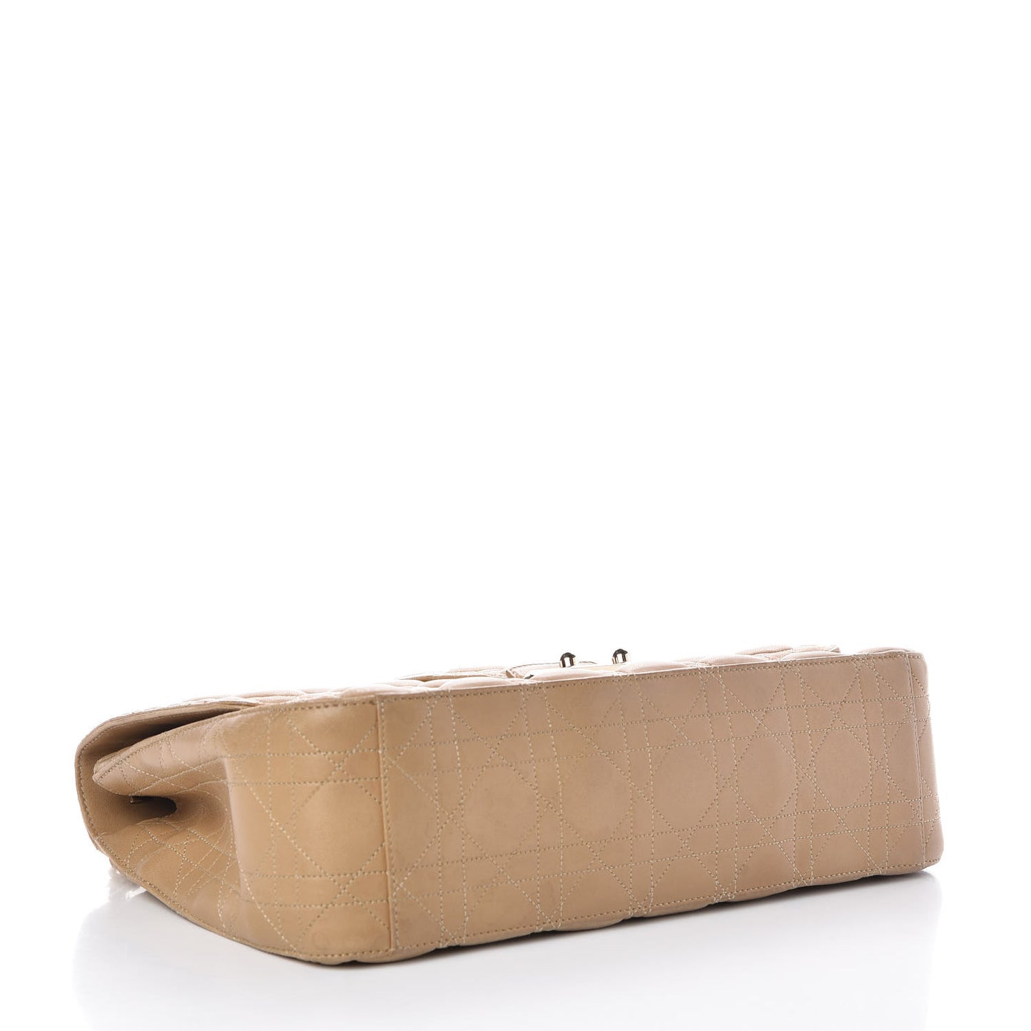 Lambskin Cannage Large Miss Dior Flap Beige