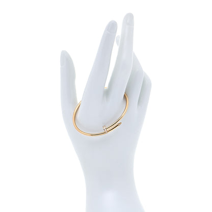 Cartier 18K Yellow Gold Diamond Small Juste Un Clou Bracelet 15 2 of 5