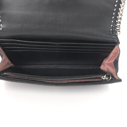 Stella McCartney Shaggy Deer Falabella Flap Wallet Black 5 of 10