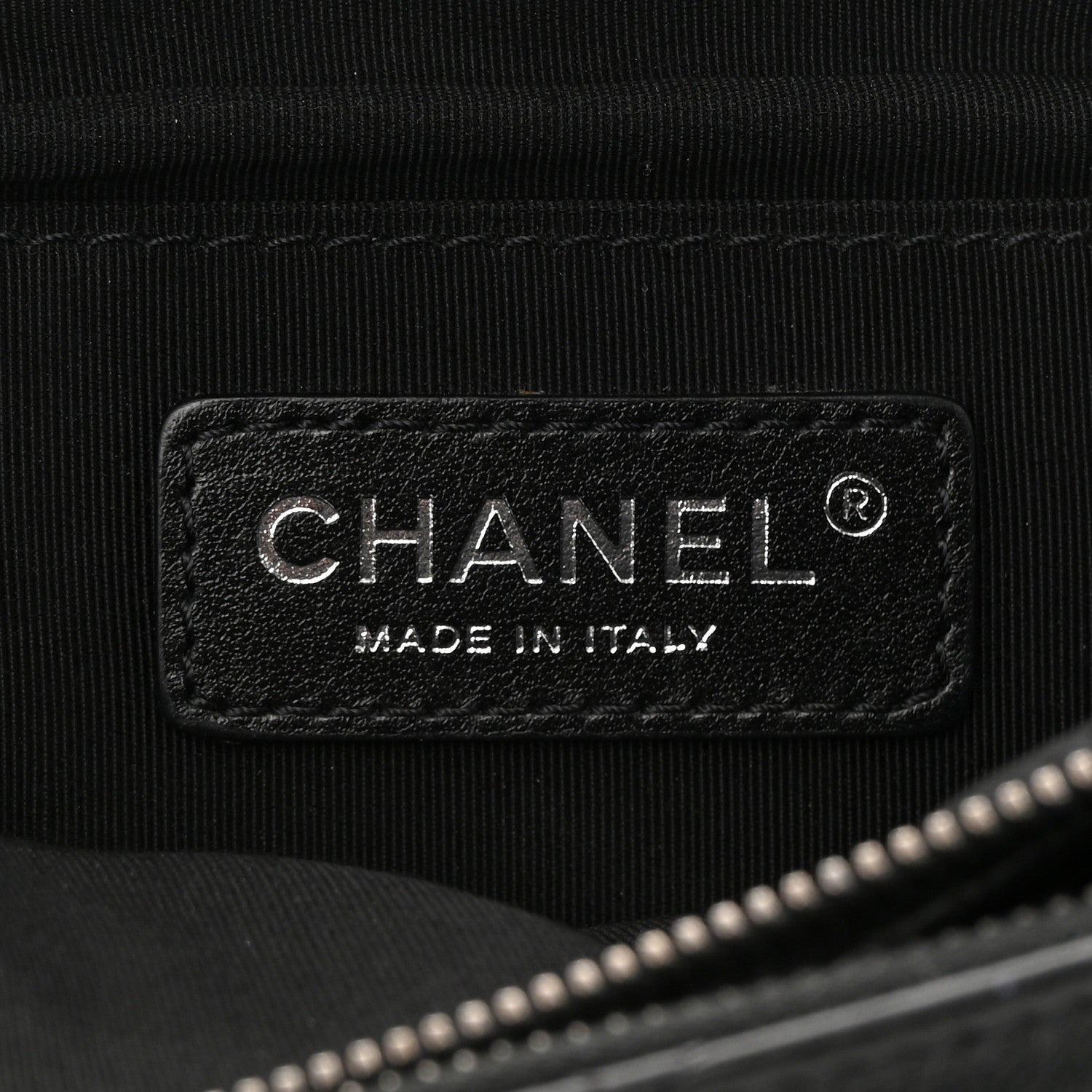 Chanel Calfskin Quilted Waist Bag Black 6 of 11