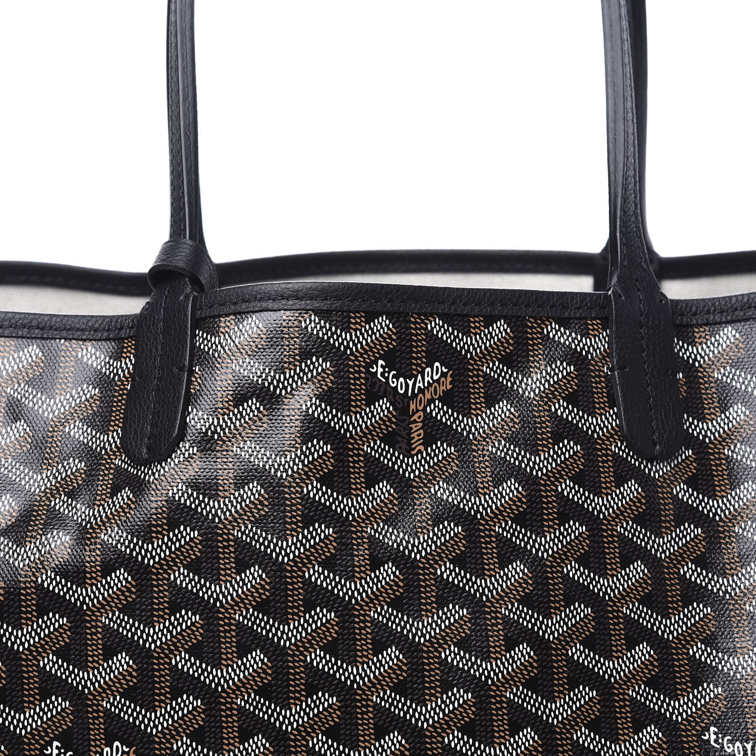 Goyard Goyardine Saint Louis PM Black 10 of 10