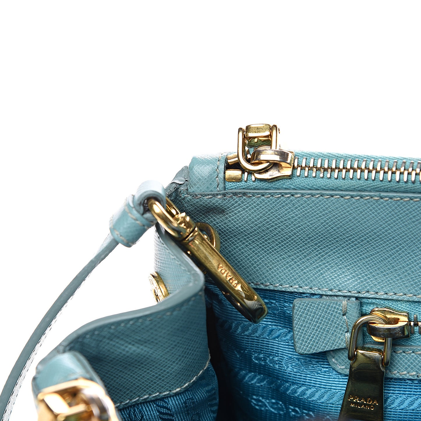 Saffiano Small Galleria Double Zip Tote Anice