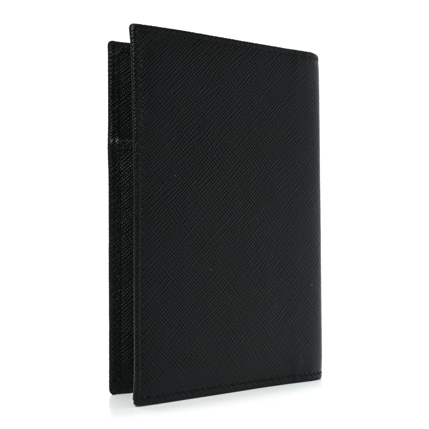 Saffiano Passport Holder Black
