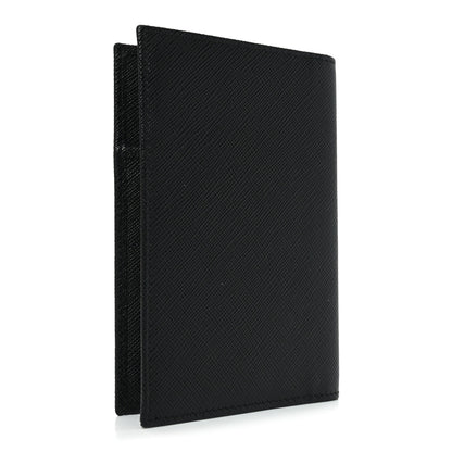 Prada Saffiano Passport Holder Black 3 of 6