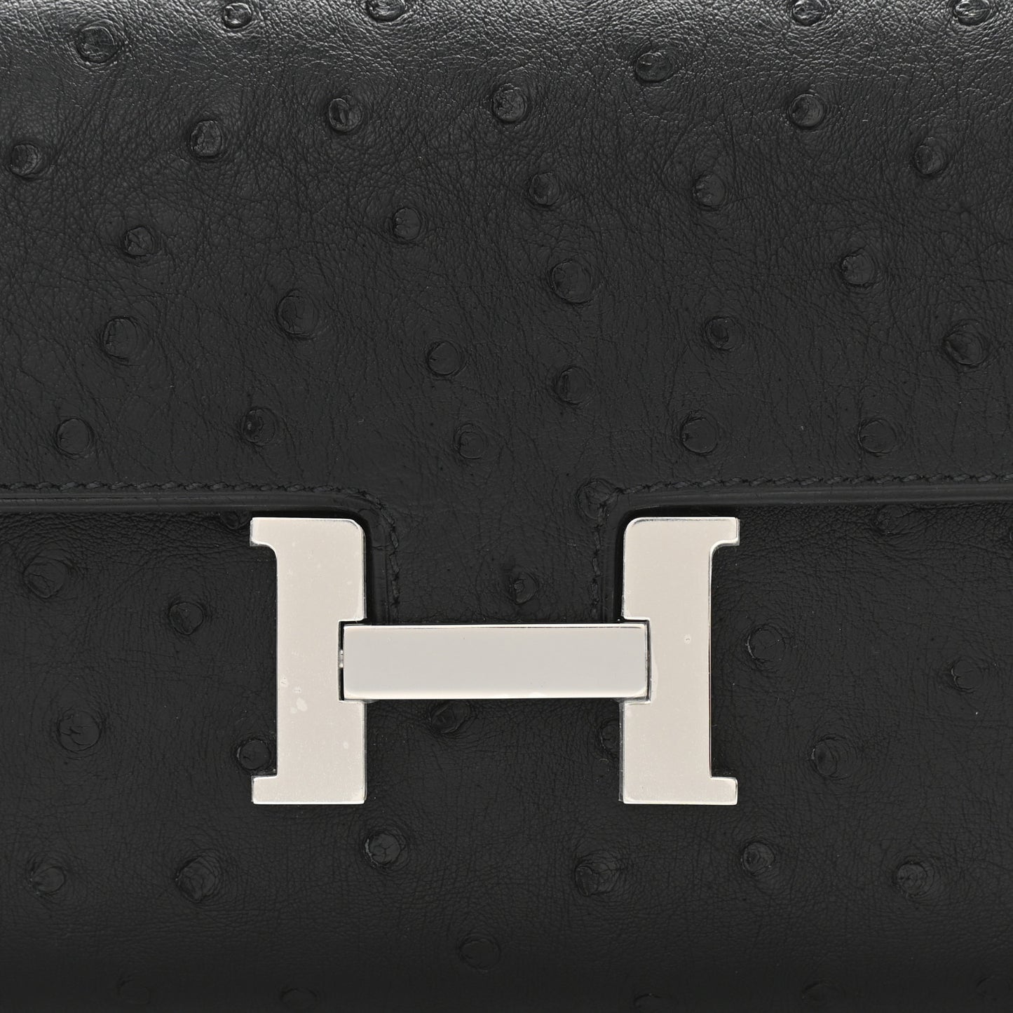 Ostrich Constance Long Wallet To Go Black