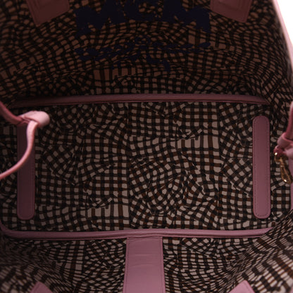 MCM Visetos Medium Liz Reversible Shopper Tote Soft Pink 5 of 22
