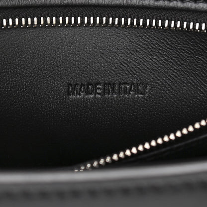 Balenciaga Shiny Box Calfskin Graffiti Logo Small Hourglass Top Handle Bag Black Silver 7 of 10