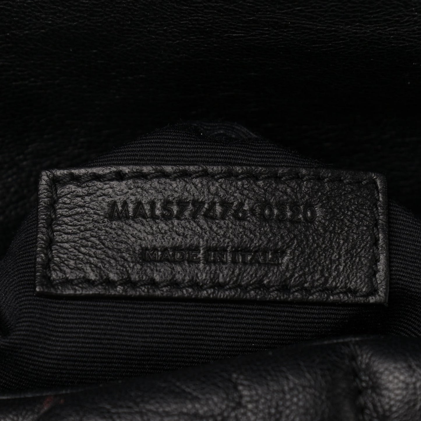 Lambskin Quilted Small Loulou Puffer Monogram Chain Satchel Black