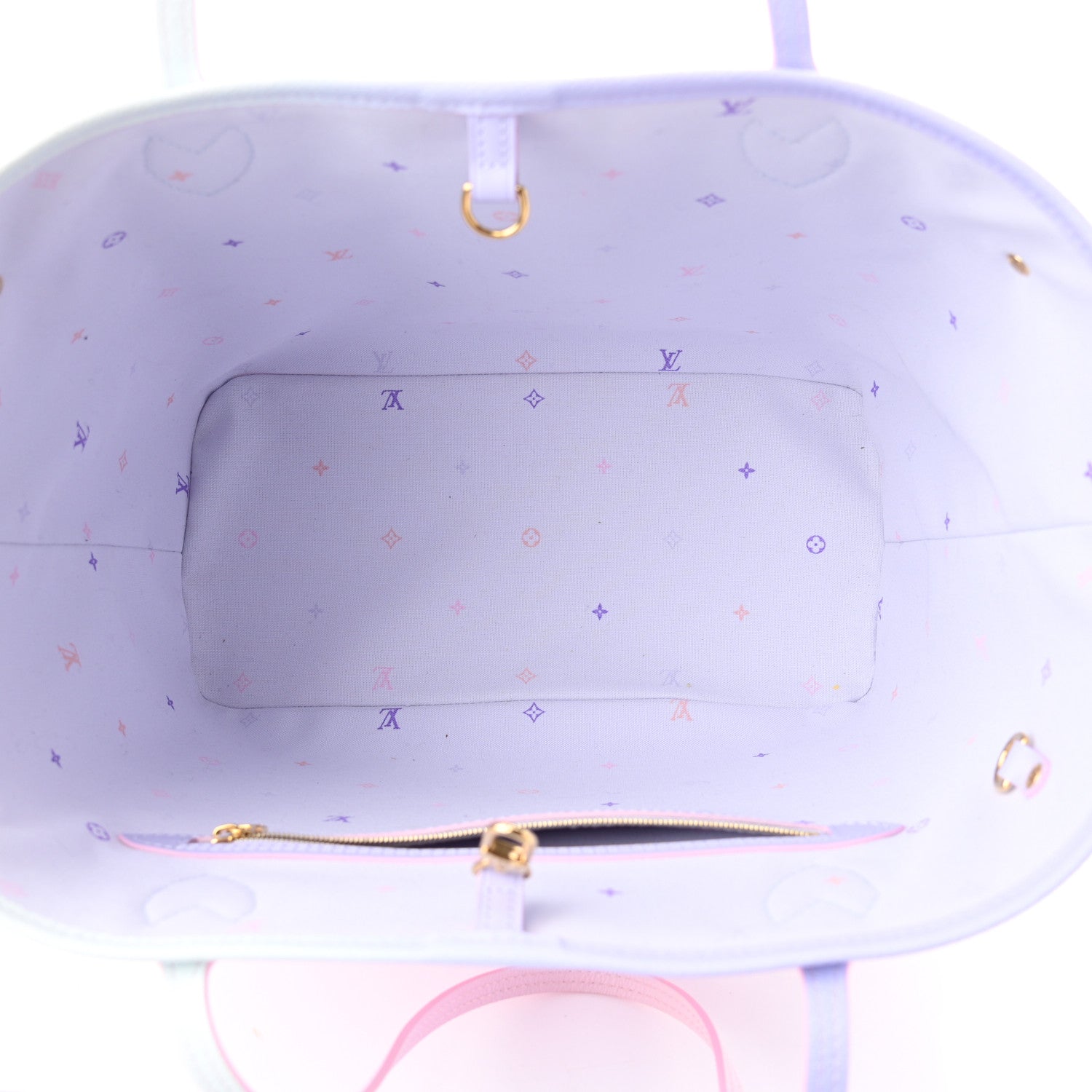 Louis Vuitton Monogram Giant Spring In The City Neverfull MM Sunrise Pastel 6 of 10