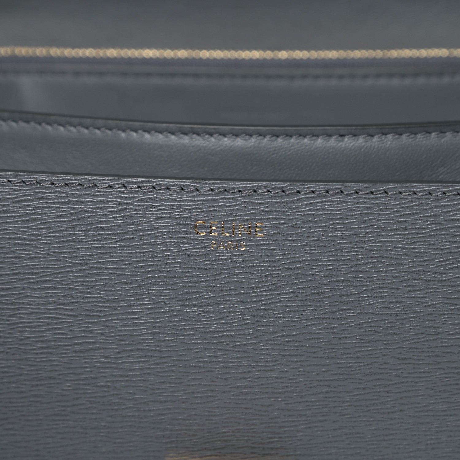 Celine Liege Calfskin Medium Classic Box Flap Bag Medium Grey 7 of 10