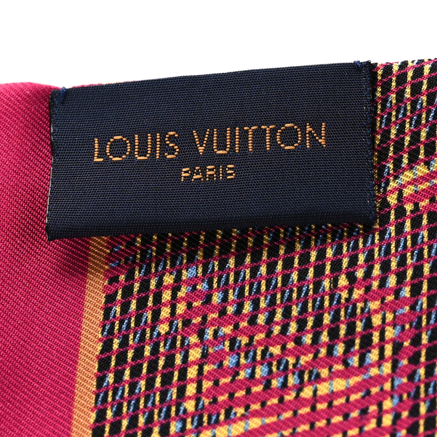 Louis Vuitton Silk Monogram Damier Pop Print Bandeau Pink 3 of 3