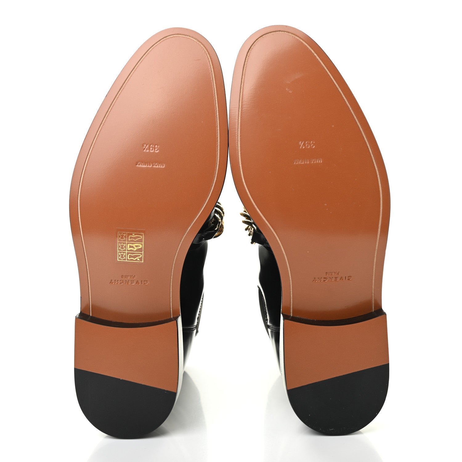 Givenchy Calfskin Chain Chelsea Boots 39.5 Black 5 of 12