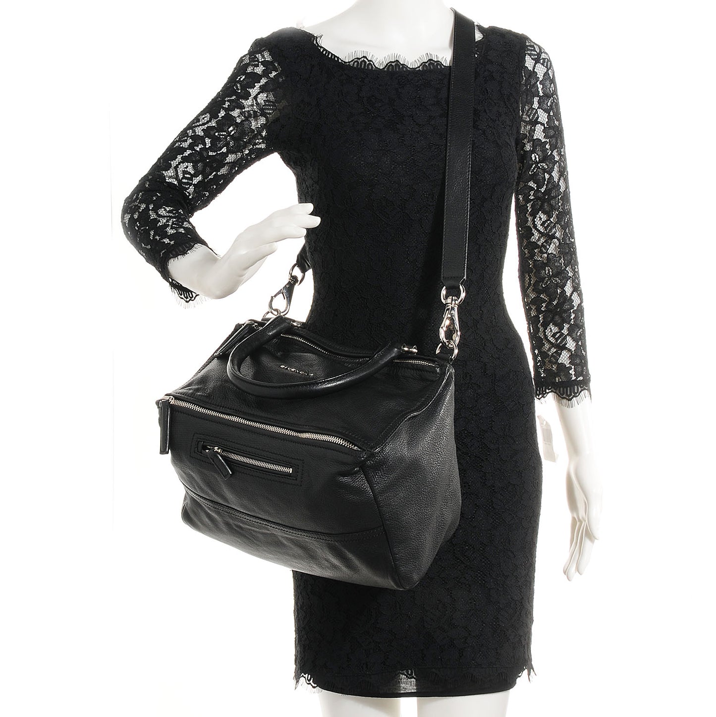 Sugar Goatskin Medium Pandora Black