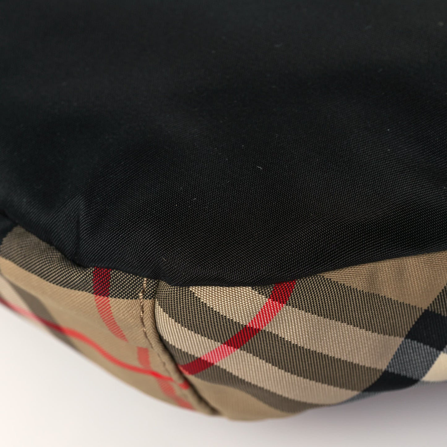 Nylon Vintage Check Sonny Bum Bag Archive Beige Black