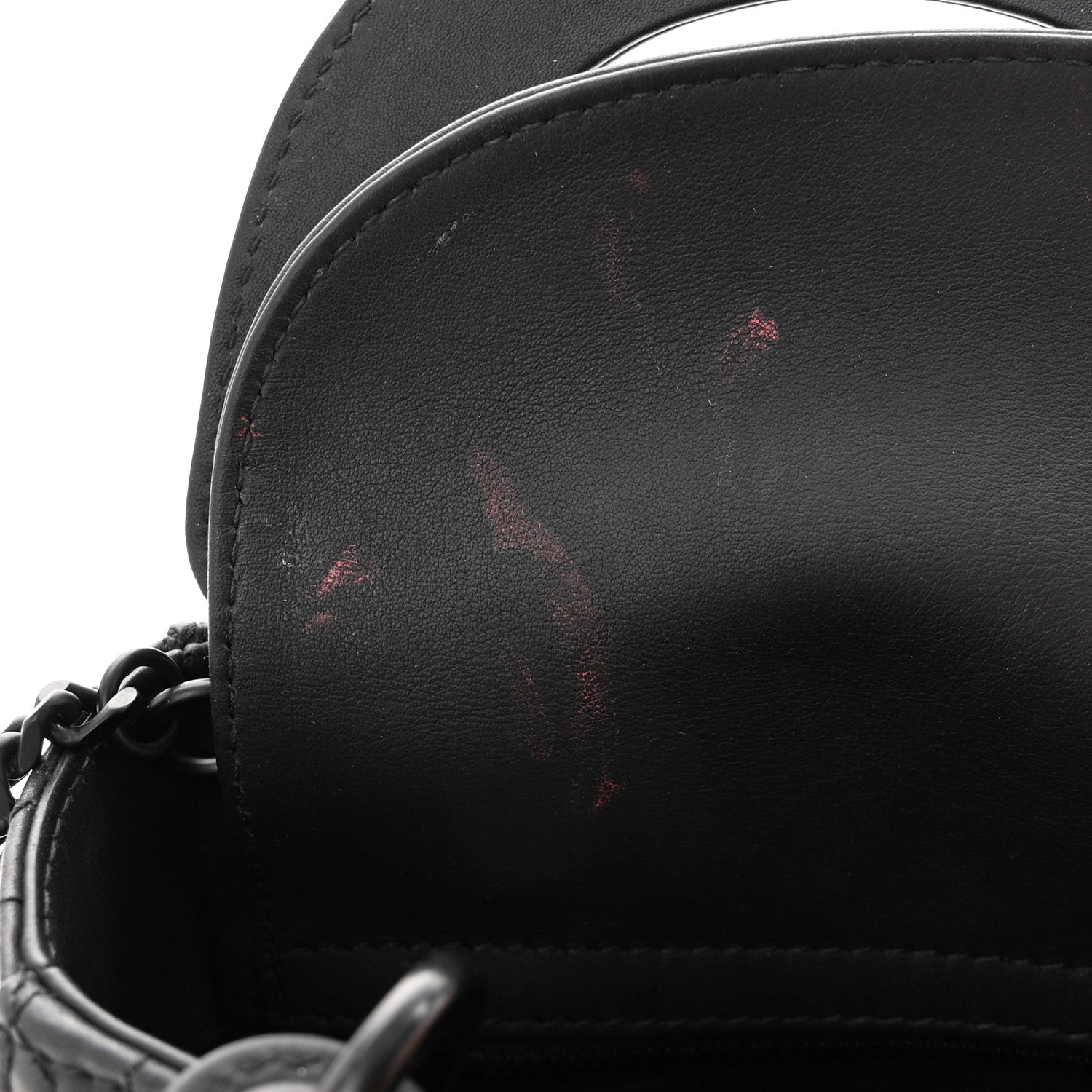 Christian Dior Ultra Matte Calfskin Cannage Mini Lady Dior Black 13 of 13
