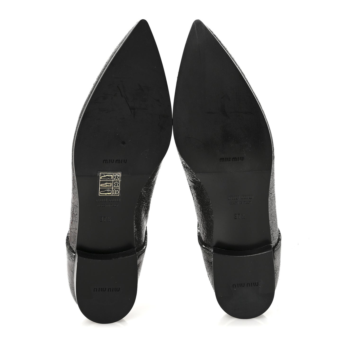 Metallic Crinkled Patent Lace Up Oxford Flats 37.5 Dark Silver