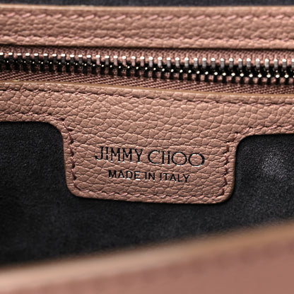 Jimmy Choo Calfskin Crystal Embellished Small Madeline Crossbody Bag Powder Pink 6 of 9