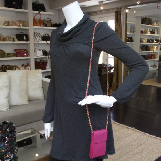 Chanel Pink Caviar Crossbody Bag 2 of 10