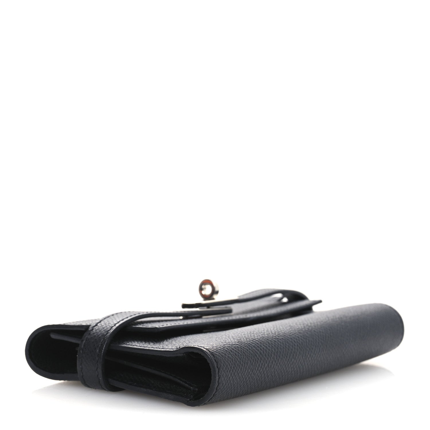 Hermes Epsom Medium Kelly Wallet Black 4 of 12